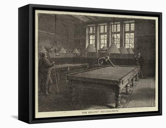 The Fellows' Billiard-Room-null-Framed Premier Image Canvas