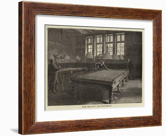 The Fellows' Billiard-Room-null-Framed Giclee Print