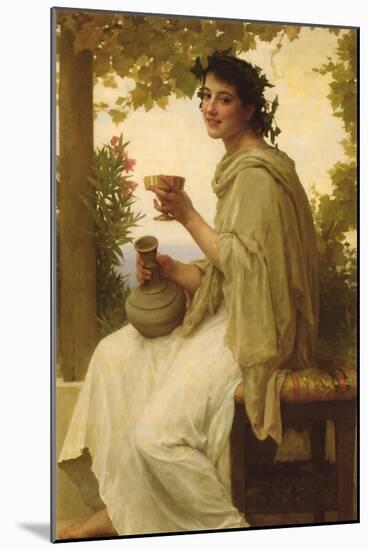 The Female Wine Enthusiast-William Adolphe Bouguereau-Mounted Art Print