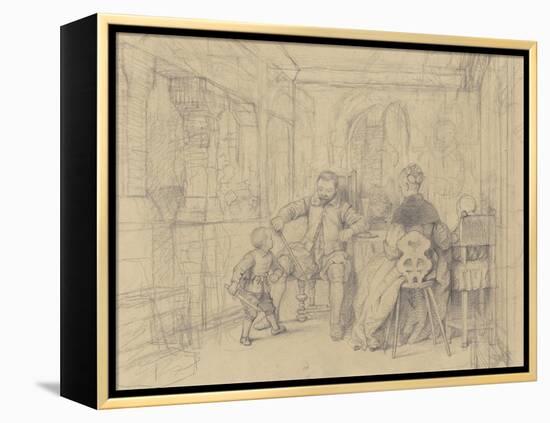 The Fencing Lesson, c.1847-49-Richard Caton Woodville-Framed Premier Image Canvas