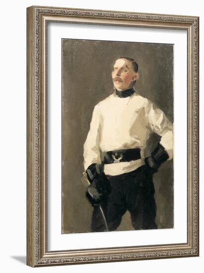 The Fencing Master-Gari Melchers-Framed Giclee Print