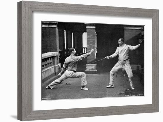 The Fencing Masters of the 1st Life Guards, 1896-W Gregory-Framed Giclee Print