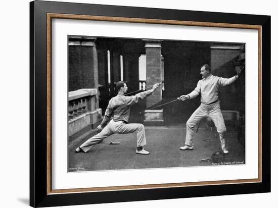 The Fencing Masters of the 1st Life Guards, 1896-W Gregory-Framed Giclee Print