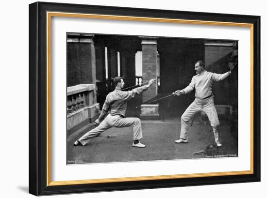 The Fencing Masters of the 1st Life Guards, 1896-W Gregory-Framed Giclee Print