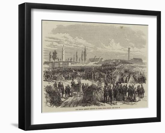 The Fenian Amnesty Meeting at Cabra, Near Dublin-null-Framed Giclee Print