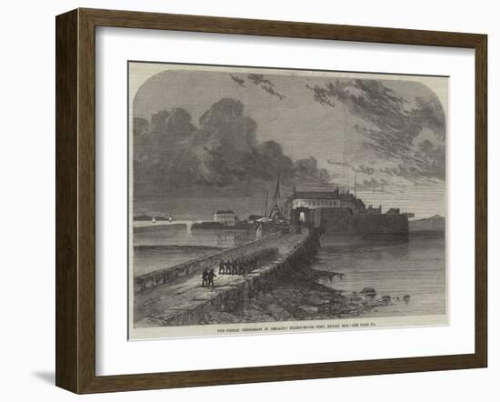 The Fenian Conspiracy in Ireland, Pigeon-House Fort, Dublin Bay-null-Framed Giclee Print