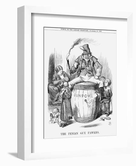 The Fenian Guy Fawkes, 1867-John Tenniel-Framed Giclee Print