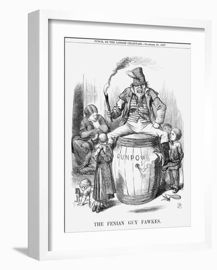 The Fenian Guy Fawkes, 1867-John Tenniel-Framed Giclee Print