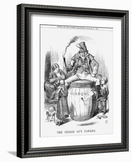 The Fenian Guy Fawkes, 1867-John Tenniel-Framed Giclee Print