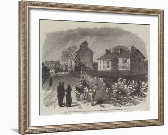 The Fenian Insurrection, the Police Barrack at Kilmallock, County of Limerick-null-Framed Giclee Print