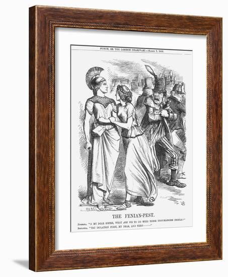 The Fenian-Pest, 1866-John Tenniel-Framed Giclee Print