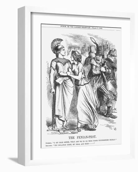 The Fenian-Pest, 1866-John Tenniel-Framed Giclee Print