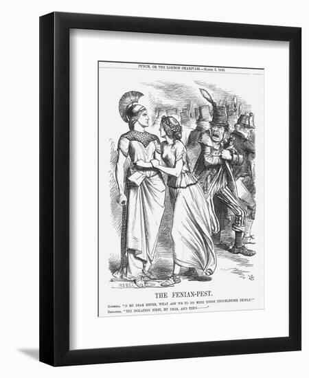 The Fenian-Pest, 1866-John Tenniel-Framed Giclee Print