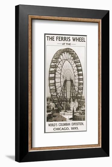 The Ferris Wheel, 1893-null-Framed Giclee Print