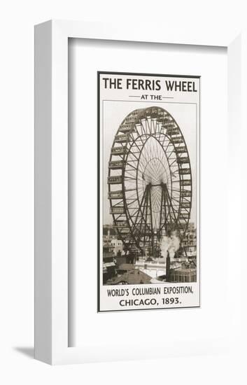 The Ferris Wheel, 1893-null-Framed Giclee Print