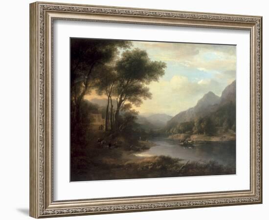 The Ferry at Inver-Alexander Nasmyth-Framed Giclee Print