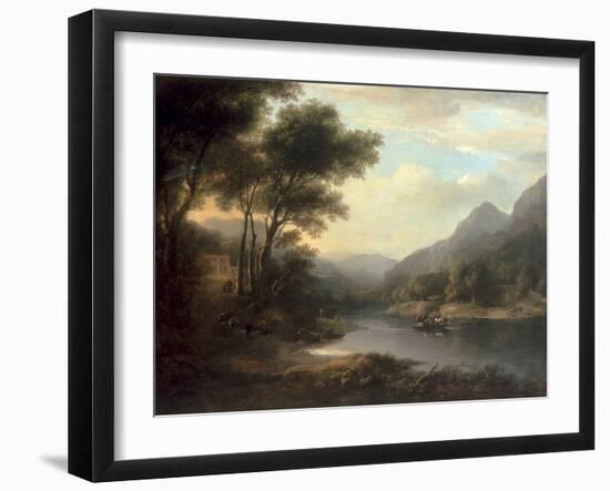 The Ferry at Inver-Alexander Nasmyth-Framed Giclee Print