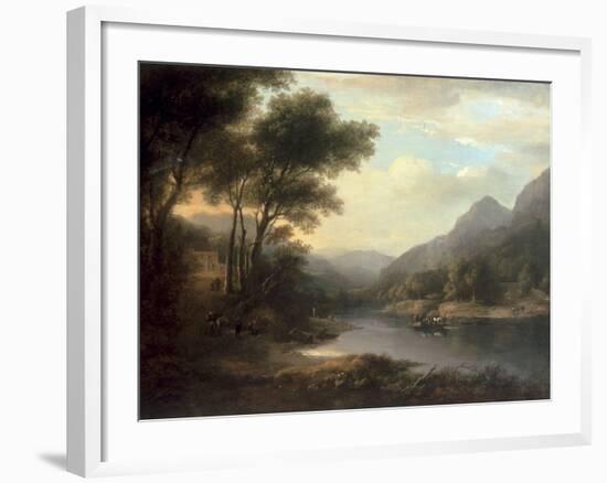 The Ferry at Inver-Alexander Nasmyth-Framed Giclee Print