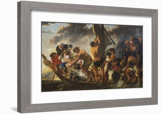 The Ferry Boat to Antwerp, c.1623-Jacob Jordaens-Framed Premium Giclee Print