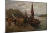 The Ferry (Oil on Canvas)-Charles James Adams-Mounted Giclee Print