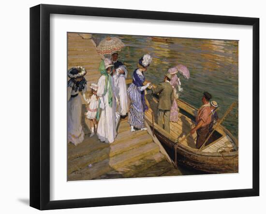 The Ferry-Emanuel Phillips Fox-Framed Giclee Print