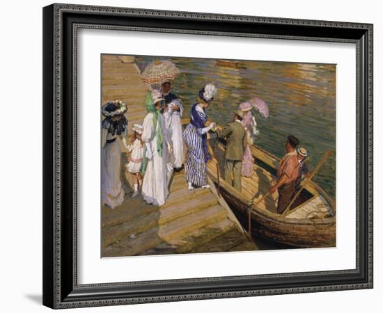 The Ferry-Emanuel Phillips Fox-Framed Giclee Print