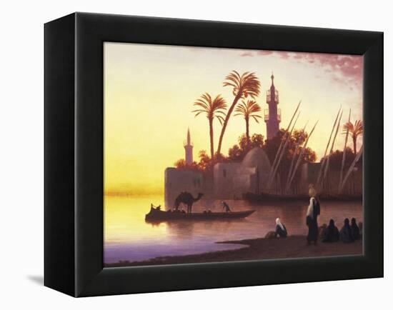 The Ferry-Charles Theodore Frere-Framed Premier Image Canvas
