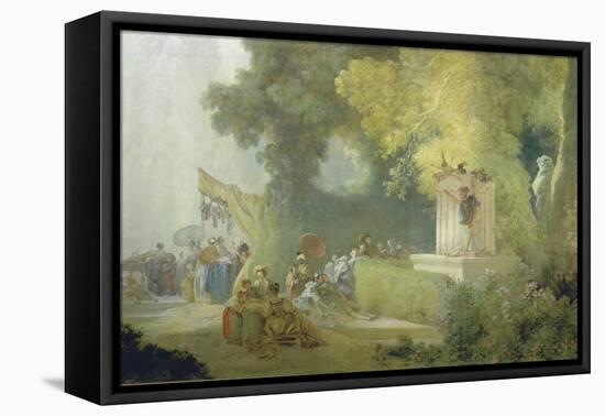 The Festival in the Park of St. Cloud, 1778-80-Jean-Honoré Fragonard-Framed Premier Image Canvas