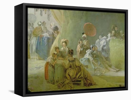 The Festival in the Park of St. Cloud, 1778-80-Jean-Honoré Fragonard-Framed Premier Image Canvas