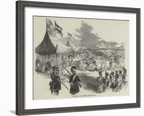 The Festival of St Gregory-null-Framed Giclee Print