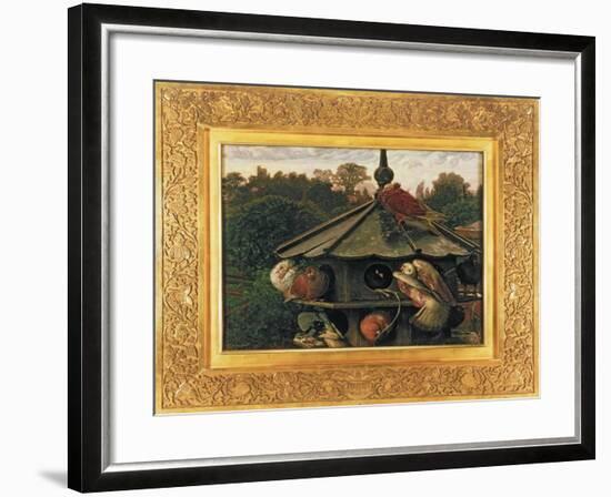 The Festival of St. Swithin or the Dovecote, 1866-75-William Holman Hunt-Framed Giclee Print