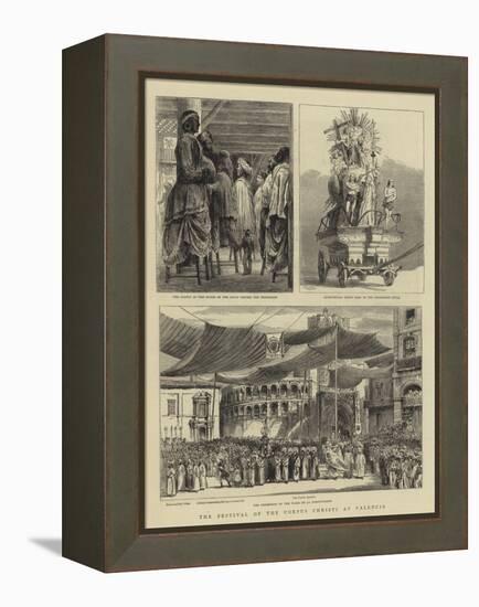 The Festival of the Corpus Christi at Valencia-null-Framed Premier Image Canvas