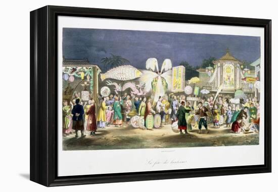 The Festival of the Lanterns, China, 1824-1827-Unknown-Framed Premier Image Canvas