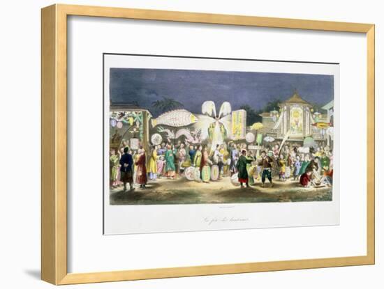 The Festival of the Lanterns, China, 1824-1827-Unknown-Framed Giclee Print