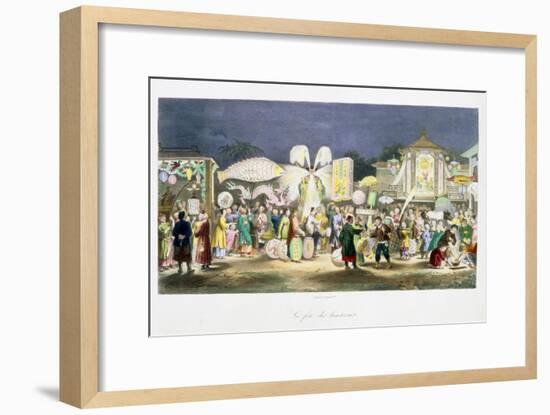 The Festival of the Lanterns, China, 1824-1827-Unknown-Framed Giclee Print