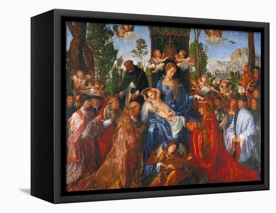 The Festival of the Rosary, 1506-Albrecht Dürer-Framed Premier Image Canvas