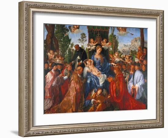 The Festival of the Rosary, 1506-Albrecht Dürer-Framed Giclee Print