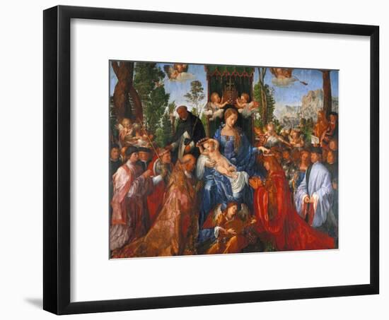 The Festival of the Rosary, 1506-Albrecht Dürer-Framed Giclee Print