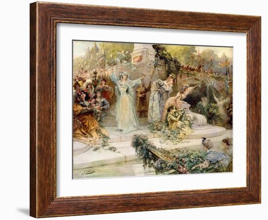 The Festival-Georges Clairin-Framed Giclee Print