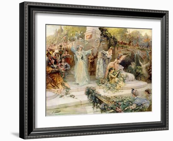The Festival-Georges Clairin-Framed Giclee Print