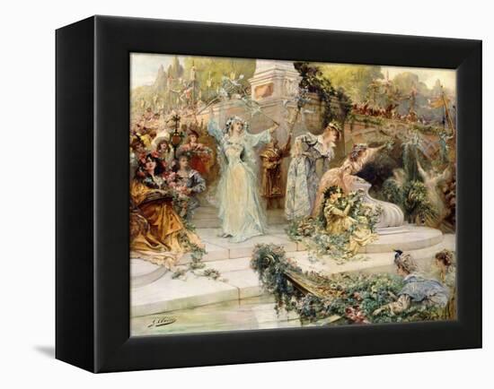 The Festival-Georges Clairin-Framed Premier Image Canvas