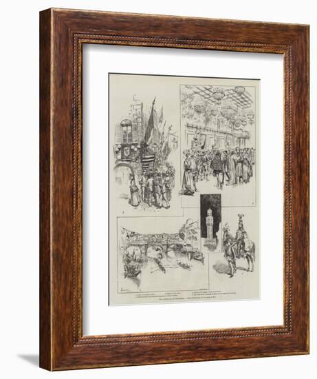 The Festivals at Florence-Amedee Forestier-Framed Giclee Print