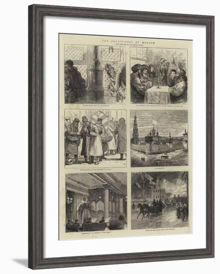 The Festivities at Moscow-Joseph Nash-Framed Giclee Print