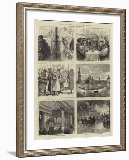 The Festivities at Moscow-Joseph Nash-Framed Giclee Print