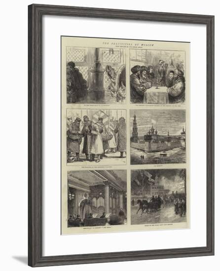 The Festivities at Moscow-Joseph Nash-Framed Giclee Print