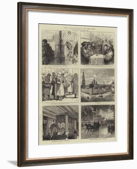 The Festivities at Moscow-Joseph Nash-Framed Giclee Print