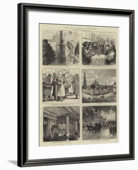 The Festivities at Moscow-Joseph Nash-Framed Giclee Print