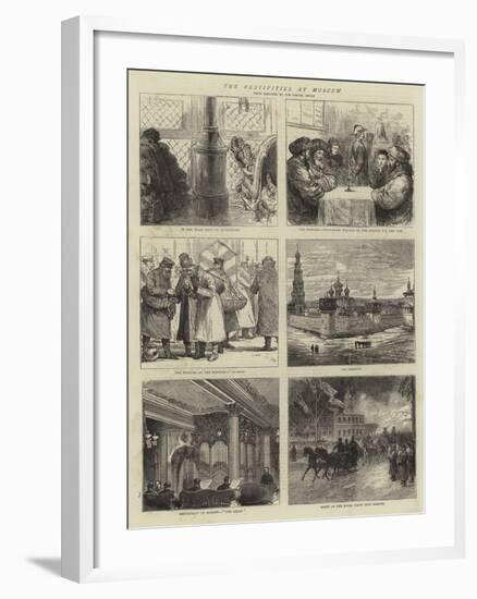 The Festivities at Moscow-Joseph Nash-Framed Giclee Print