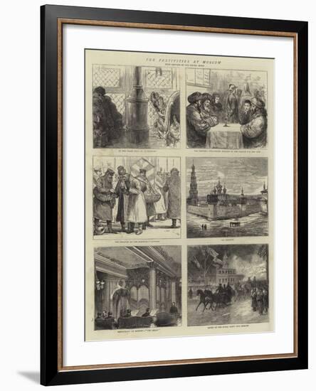 The Festivities at Moscow-Joseph Nash-Framed Giclee Print