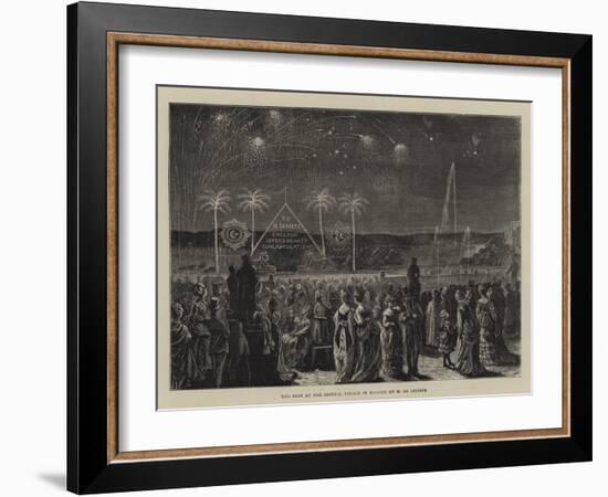 The Fete at the Crystal Palace in Honour of M De Lesseps-null-Framed Giclee Print